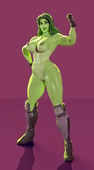 3D Blender Crisisbeat Marvel_Comics She-Hulk_(Jennifer_Walters) // 750x1361 // 47.0KB // jpg