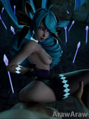 3D Animated ArawAraw Blender Gwen_(League_of_Legends) Sound // 638x852, 20s // 8.1MB // mp4