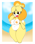 Animal_Crossing Isabelle Kloudmutt // 1280x1600 // 488.4KB // png