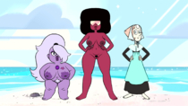 Amethyst Garnet Pearl Steven_Universe edit kabrro // 1920x1080 // 878.3KB // png