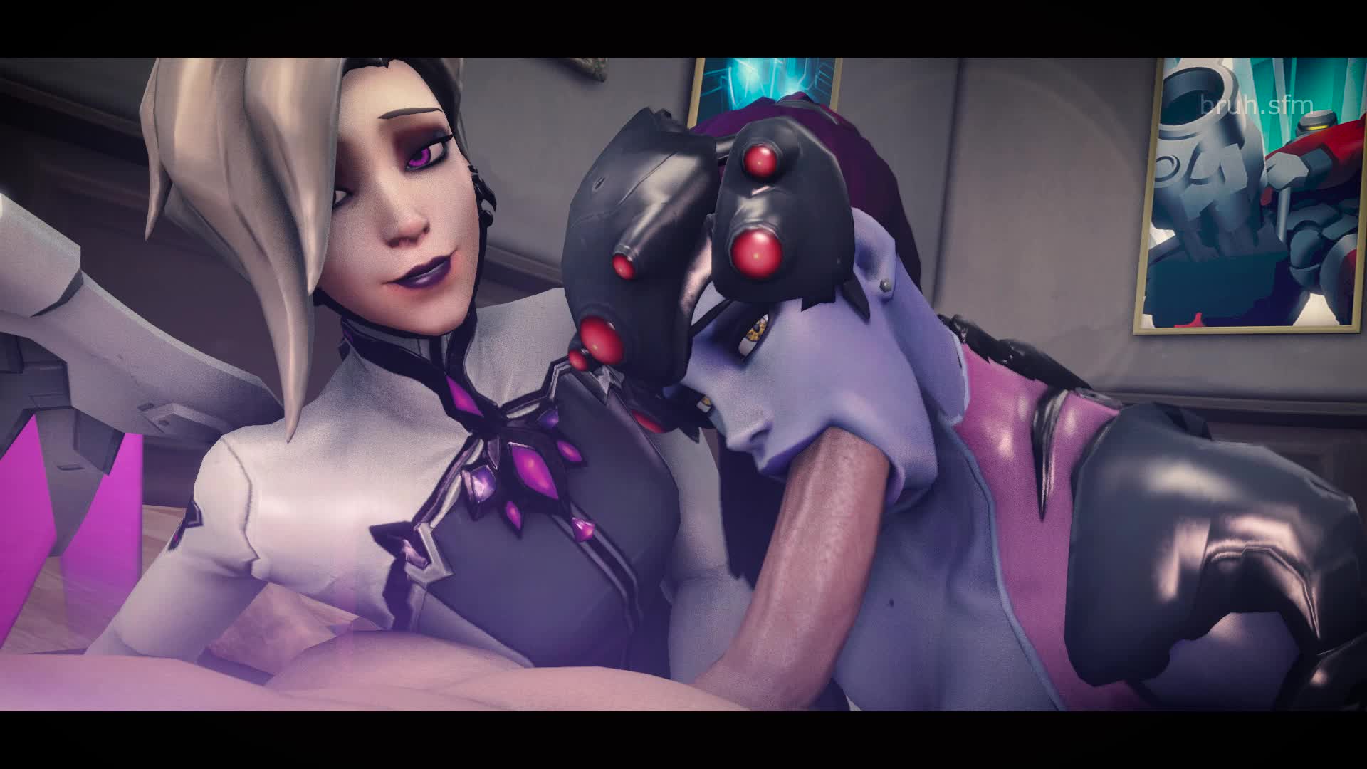 3D Animated Mercy Overwatch Source_Filmmaker Widowmaker bruh-sfm // 1920x1080 // 1.3MB // webm