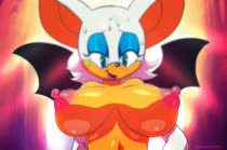 Adventures_of_Sonic_the_Hedgehog Animated Orange-PEEL Rouge_The_Bat // 1206x802 // 1.0MB // webm