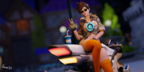 3D Naras Overwatch Tracer // 8000x4000 // 11.8MB // png