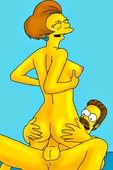 Edna_Krabappel Ned_Flanders The_Simpsons // 545x821 // 105.6KB // jpg