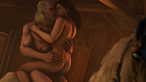 3D Geralt_of_Rivia Source_Filmmaker The_Witcher The_Witcher_3:_Wild_Hunt Yennefer dinoboy555 // 1280x720 // 848.4KB // png