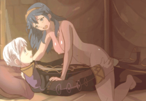 Animated Fire_Emblem Lucina Robin_(Fire_Emblem) nennanennanenna // 700x487 // 709.4KB // gif