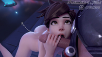 3D Blender Overwatch Tracer attanius // 1913x1080 // 2.8MB // png
