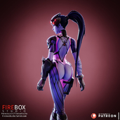 3D Blender Overwatch Widowmaker fireboxstudio // 1280x1274 // 246.5KB // jpg