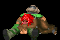Animated Doom Doomguy Imp pixel // 272x180 // 134.7KB // gif