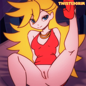Animated Panty Panty_and_Stocking_with_Garterbelt TwistedGrim // 2000x2000, 1.8s // 1.1MB // mp4