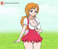 Animated Nami One_Piece pinkpawg // 1000x849 // 4.0MB // gif