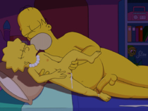 Animated Homer_Simpson Lisa_Simpson Sfan The_Simpsons // 1000x750 // 5.8MB // gif