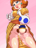 Kibazoku Princess_Daisy Super_Mario_Bros Toadette // 900x1200 // 680.1KB // png