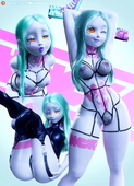 3D Cyberpunk_Edgerunners MikaDawn3D Rebecca_(Cyberpunk_Edgerunners) // 5410x7499 // 2.9MB // jpg