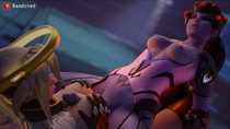 3D Animated Bandoned Blender Mercy Overwatch Widowmaker // 1920x1080, 4.3s // 1.9MB // mp4
