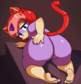 Animated Polly_Esther Samurai_Pizza_Cats // 700x721 // 12.2MB // gif