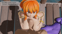 3D Animated Blender Nami One_Piece Peterraynor // 1280x720, 30.7s // 2.9MB // mp4