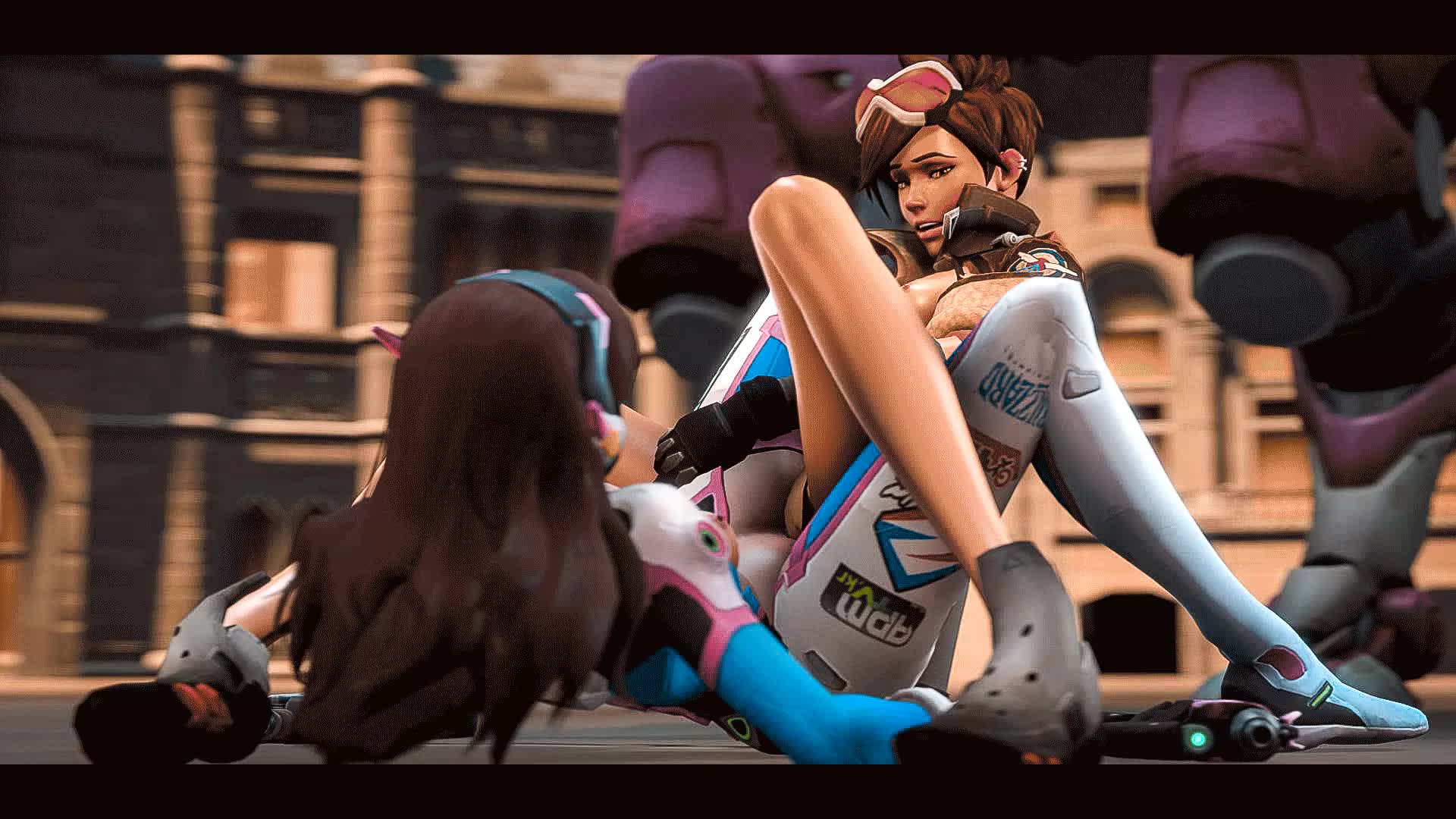 3D Animated D.Va Overwatch Source_Filmmaker Tracer sfmporn_(artist) // 1920x1080 // 15.9MB // webm