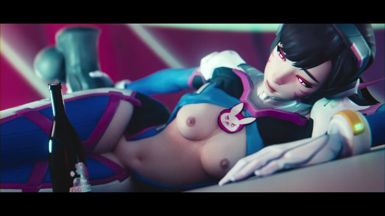 3D Animated Blender D.Va Overwatch Yeero-sfm // 1280x720 // 510.9KB // webm