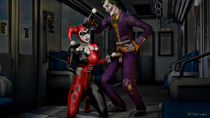 Batman_(Series) Batman_Arkham_Knight Harley_Quinn Joker Source_Filmmaker sfmarvel // 2000x1125 // 1.6MB // jpg