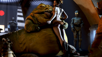 3D Cheops Jabba_the_Hutt Leia_Organa Princess_Leia_Organa Source_Filmmaker Star_Wars salacious_crumb // 2560x1440 // 1.7MB // jpg
