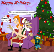 Candace_Flynn Cosplay Dr_Heniz_Doofenshmirtz Lenc Perry_the_Platypus Phineas_and_Ferb Santa_Claus // 1225x1200 // 588.6KB // jpg