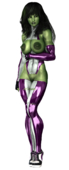 3D Idelacio Marvel_Comics She-Hulk She-Hulk_(Jennifer_Walters) // 650x1600 // 587.7KB // png