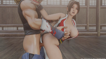 3D Animated Blender King_of_Fighters Mai_Shiranui SavageCabbage Sound // 1280x720, 17.4s // 11.8MB // webm