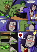 Beast_Boy Incognitymous Raven Teen_Titans // 2480x3507 // 2.4MB // png