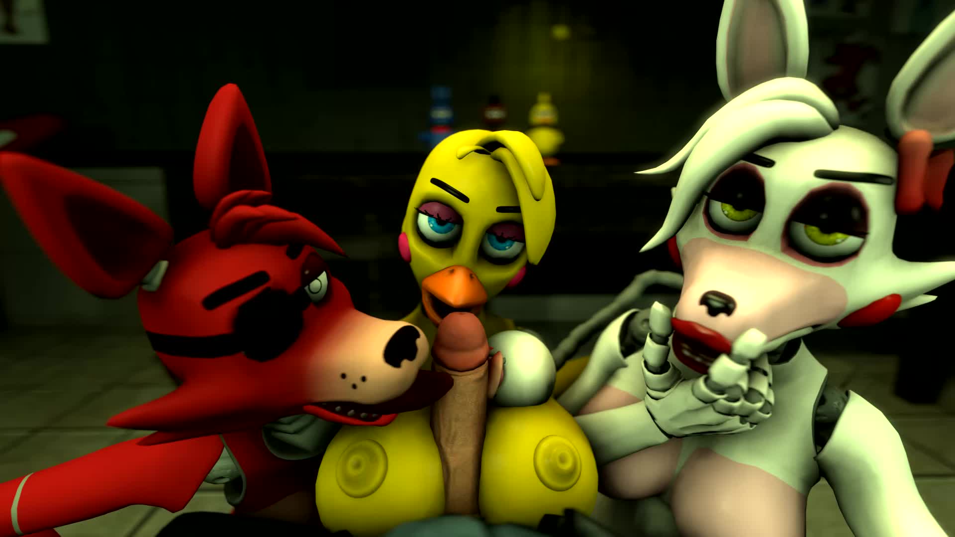 3D Animated Chica_(Five_Nights_at_Freddy's) DerpyDuck Five_Nights_at_Freddy's Foxy_(Five_Nights_at_Freddy's) Mangle_(Five_Nights_at_Freddy's) Source_Filmmaker // 1920x1080 // 550.5KB // webm