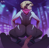 Animated D-Art Gwen_Stacy Marvel_Comics Spider-Man:_Into_the_Spider-Verse Spider-Man_(Series) // 1033x1025 // 2.4MB // gif