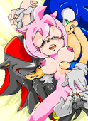 Adventures_of_Sonic_the_Hedgehog Amy_Rose Shadow_the_Hedgehog Sonic_The_Hedgehog manaita // 350x480 // 24.1KB // png