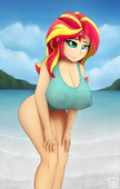 My_Little_Pony_Friendship_Is_Magic Sunset_Shimmer burstfire // 912x1431 // 1.0MB // png