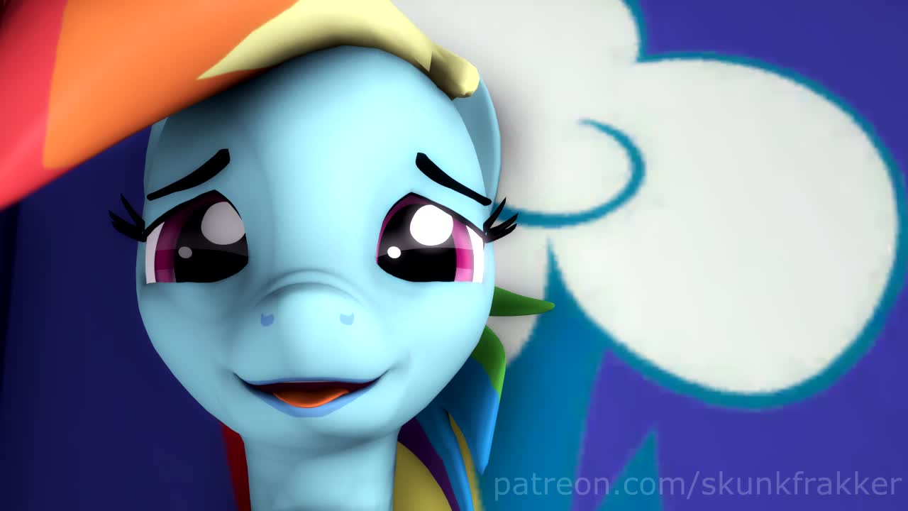 3D Animated My_Little_Pony_Friendship_Is_Magic Rainbow_Dash Source_Filmmaker skunkfrakker // 1280x720 // 7.2MB // webm