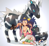 Blitzle_(Pokémon) Iris Pokemon // 900x833 // 1023.2KB // png