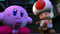 3D DerpyDuck Kirby Kirby_(Series) Source_Filmmaker Super_Mario_Bros Toad // 1280x720 // 909.9KB // png