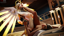 3D Blender Mercy Overwatch Pharah fireboxstudio // 3840x2160 // 2.7MB // jpg