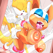 Adventures_of_Sonic_the_Hedgehog Jontxu Miles_Prower_(Tails) Rouge_The_Bat TheBoogie // 1280x1280 // 1.1MB // png