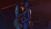 Asari Commander_Shepard Itwasmedio Liara_T'Soni Mass_Effect // 3840x2160 // 2.7MB // png