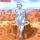 Animated Hajime_Soroyama_Robot TwistedGrim // 1000x1000 // 3.9MB // gif
