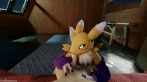 3D Animated Blender Digimon Renamon evilbanana // 1920x1080 // 9.1MB // webm