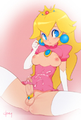 Doxy Princess_Peach Super_Mario_Bros // 500x737 // 367.9KB // png