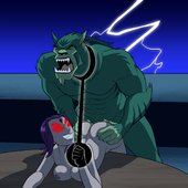 Beast_Boy Raven Teen_Titans mattiev // 1600x1600 // 1.1MB // jpg