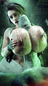 3D Blender Jill_Valentine Resident_Evil rigidsfm // 4320x7680 // 2.6MB // jpg