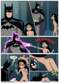 Batman DC DCAU Incognitymous Justice_League Justice_League_Unlimited Wonder_Woman // 2500x3500 // 2.5MB // png