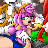 Knuckles_the_Echidna Miles_Prower_(Tails) Sonic_The_Hedgehog ravnic // 1000x1004 // 871.1KB // jpg