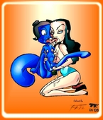 Natasha_Fatale Rocky_the_Flying_Squirrel Rule_63 The_Rocky_and_Bullwinkle_Show Turk128 // 765x900 // 127.5KB // jpg