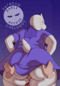 Animated Toriel Undertale chelodoy // 1052x1500 // 7.2MB // gif