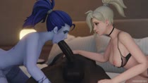 3D Animated Blender LM19 Mercy Overwatch Sound Widowmaker // 1280x720 // 9.9MB // webm