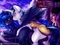 DimWitDog My_Little_Pony_Friendship_Is_Magic Princess_Luna Shining_Armor // 1280x961 // 416.9KB // jpg